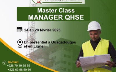 Master Class MANAGER en qualité, hygiène, sécurité et environnement (QHSE) 